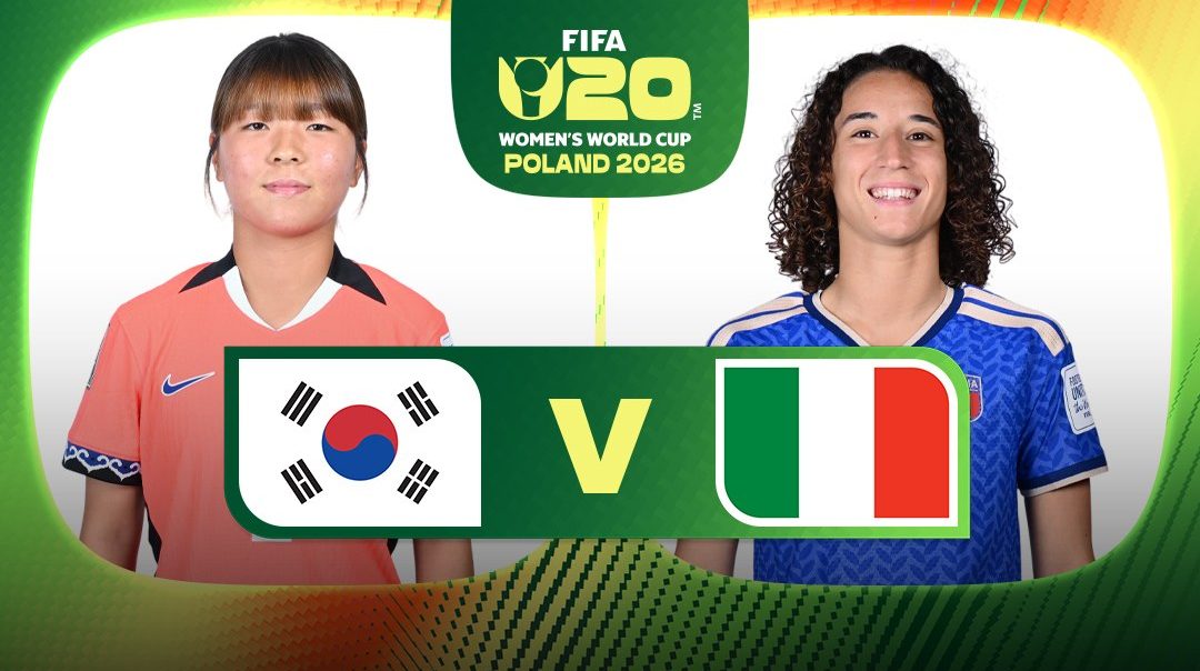 FIFA U-20 Women’s World Cup 2026 | เกาหลีใต้ vs อิตาลี (19 Sep 2026)