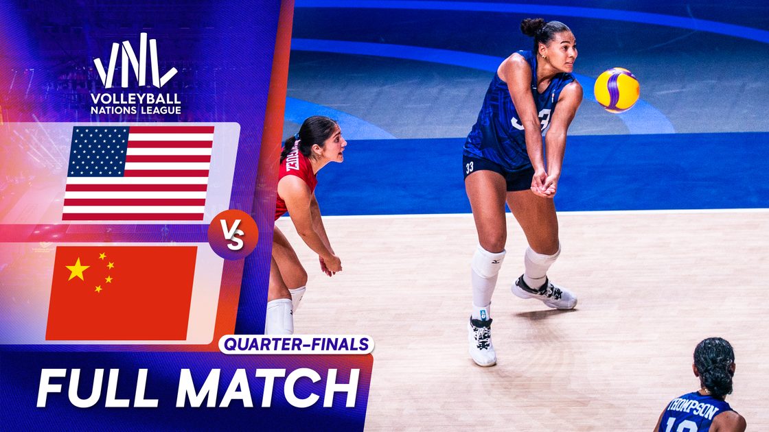 สหรัฐอเมริกา v จีน  | รอบก่อนรองชนะเลิศ | VNL 2026
