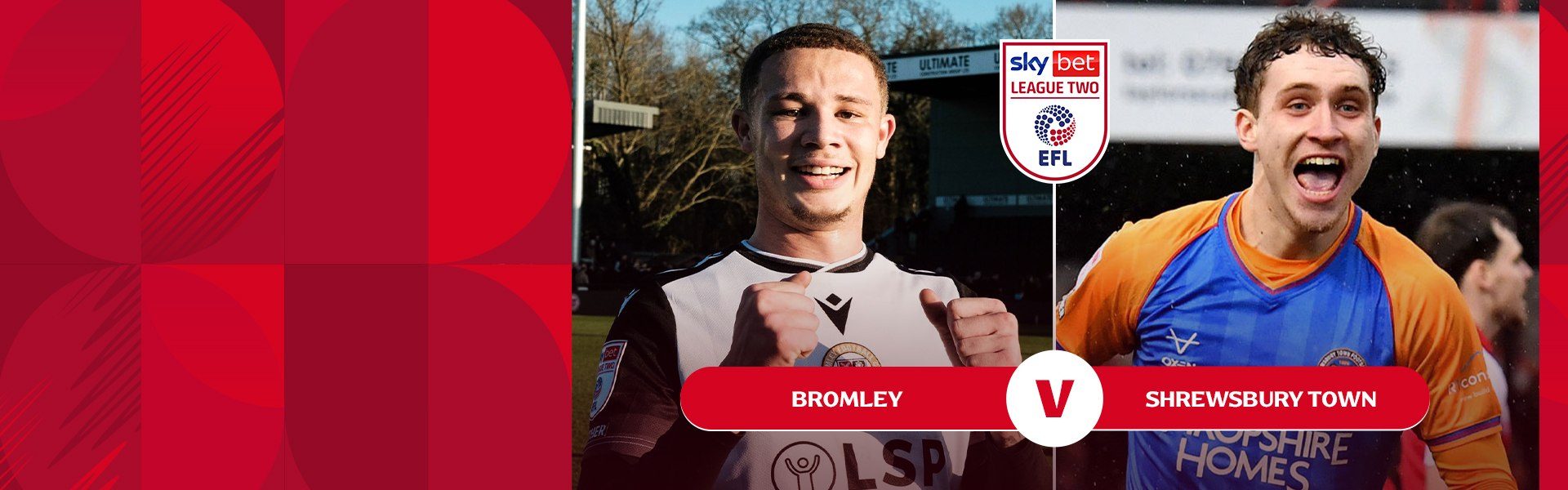 อีเอฟแอล ลีกทู | บรอมลีย์ v ชรูว์สบิวรี่ ทาวน์ (8 Apr 2026)