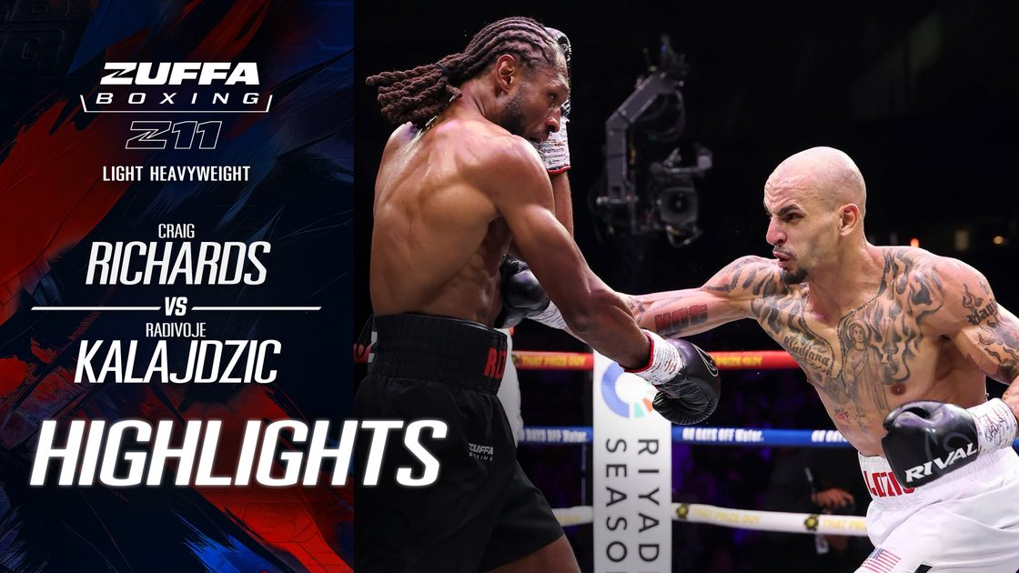 เคร็ก ริชาร์ดส์ vs ราดิโวเย คาลายจิช | Zuffa Boxing 11