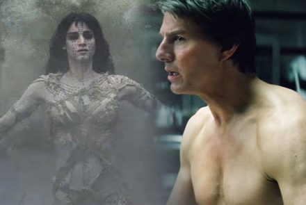 Tom Cruise ตกเครื่องบินในตัวอย่างเต็ม The Mummy