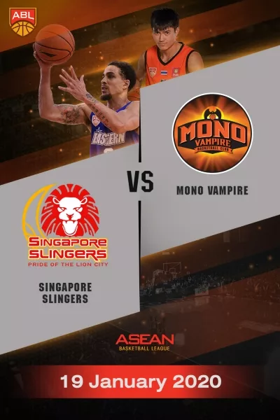 ABL 2019-2020 - สิงคโปร์ สลิงเกอร์ส VS โมโน แวมไพร์ (19-01-20) ABL 2019-2020 - Singapore Slingers VS Mono Vampire Basketball Club (19-01-20)