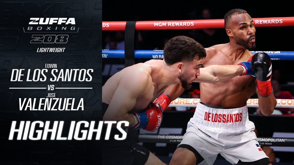 เอ็ดวิน เด ลอส ซานโตส vs โฮเซ วาเลนซูเอลา | Zuffa Boxing 08