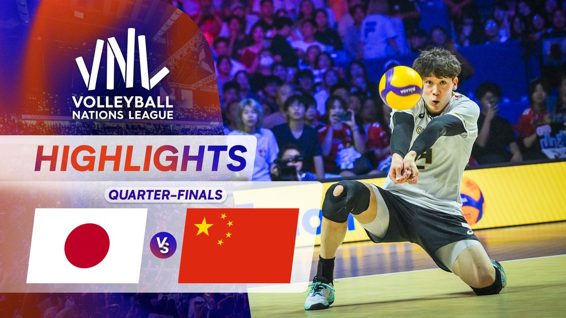 ญี่ปุ่น v จีน | รอบก่อนรองชนะเลิศ | VNL 2026