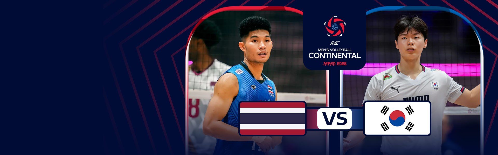 AVC Men's Continental Championship |ไทย vs เกาหลีใต้ (7 Sep 2026)