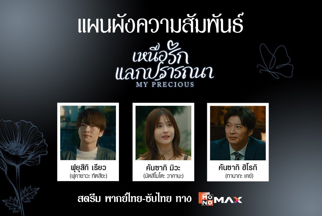 เปิดแผนผังความสัมพันธ์ ซีรีส์ญี่ปุ่น "เหนือรักแลกปรารถนา My Precious"