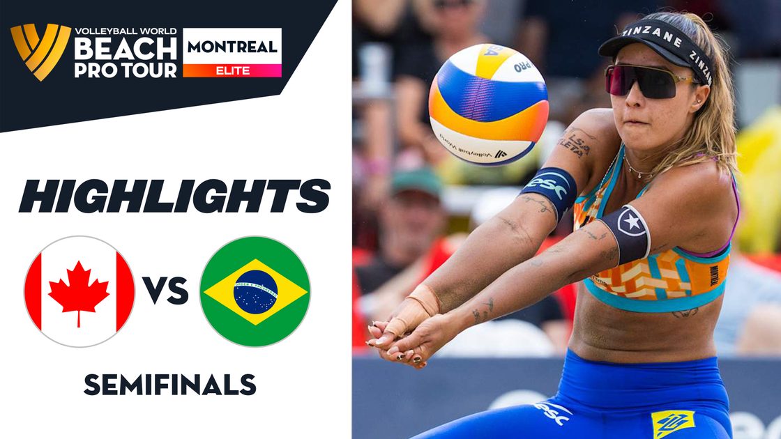 Melissa/Brandie (CAN) vs Thamela/Victoria (BRA) | Semifinals | 24 Aug 2026