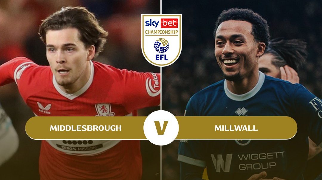 อีเอฟแอล แชมเปี้ยนชิพ | มิดเดิลสโบรห์ v มิลล์วอลล์ (3 Apr 2026)