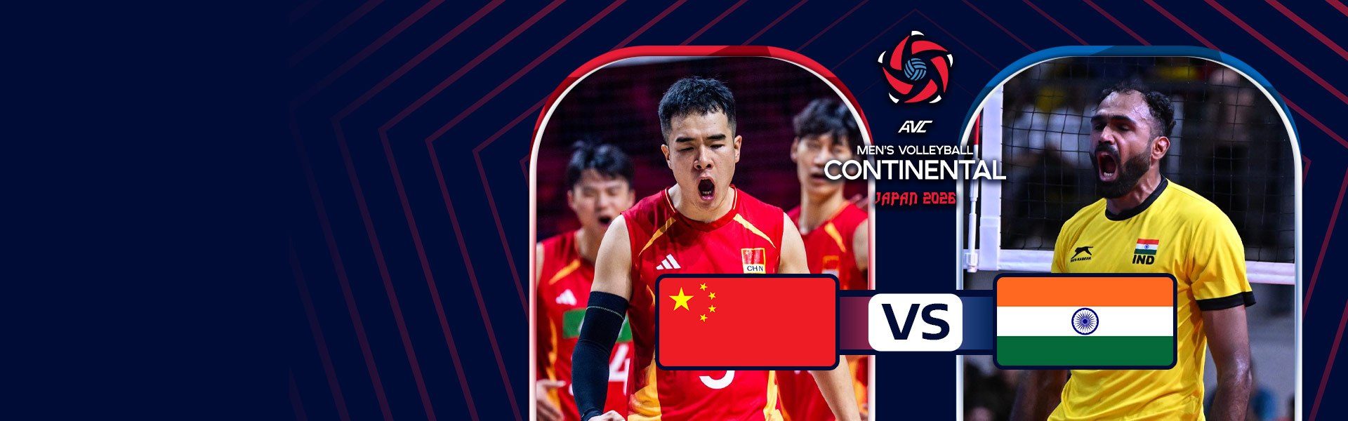 AVC Men's Continental Championship |จีน vs อินเดีย (5 Sep 2026)