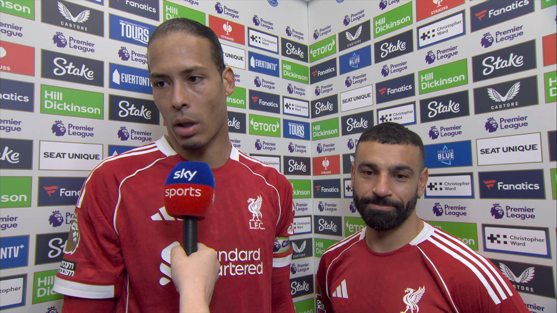 สิ้นเสียงนกหวีด: เอฟเวอร์ตัน พบ ลิเวอร์พูล | เฟอร์จิล ฟาน ไดค์ และ โมฮาเหม็ด ซาลาห์ (สัมภาษณ์หลังเกม)