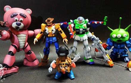 จะเป็นยังไงถ้าจับ "กันพลา" มารวมร่างเข้ากับเหล่าตัวการ์ตูนชื่อดัง!