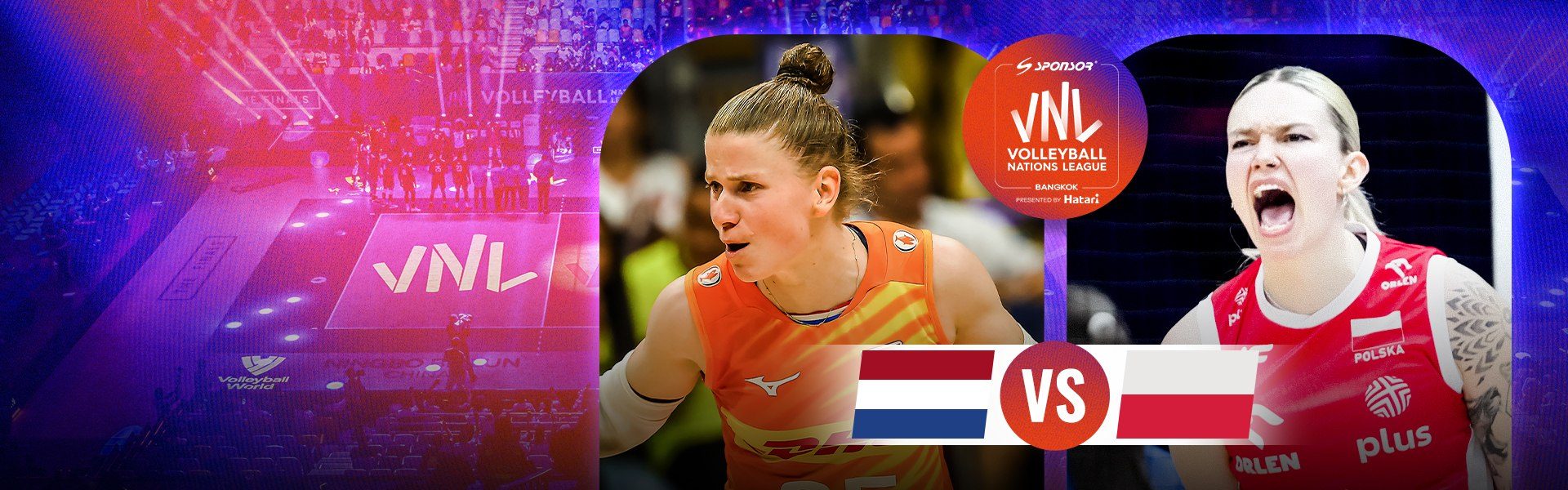 VNL Women | เนเธอร์แลนด์ vs โปแลนด์ (20 June 2026)