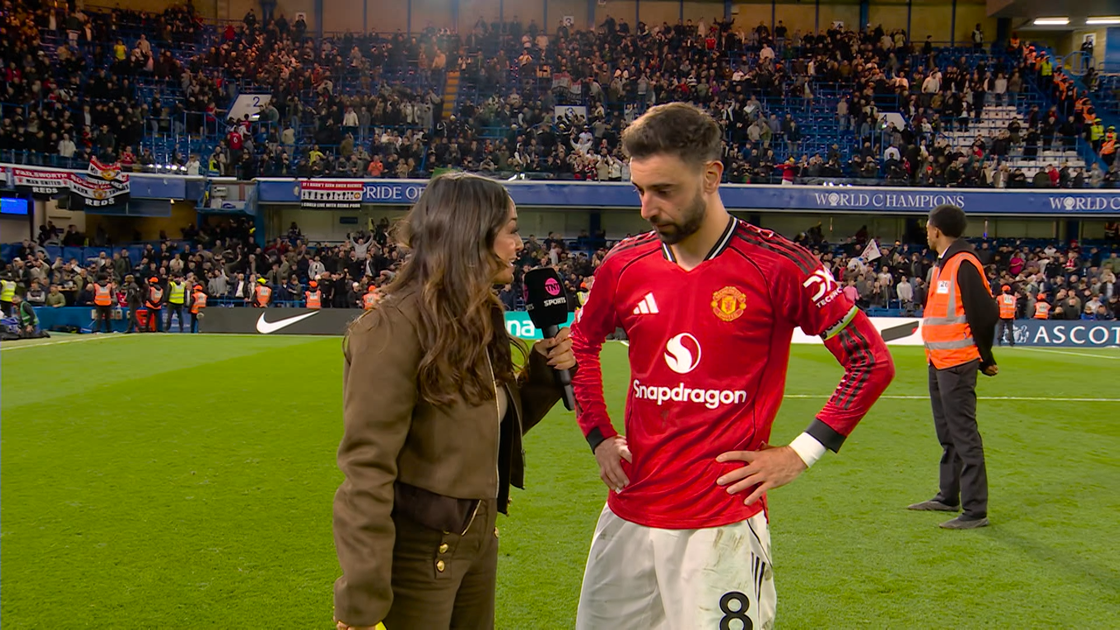 สิ้นเสียงนกหวีด: เชลซี พบ แมนเชสเตอร์ ยูไนเต็ด | บรูโน่ แฟร์นันด์ส (สัมภาษณ์หลังเกม)