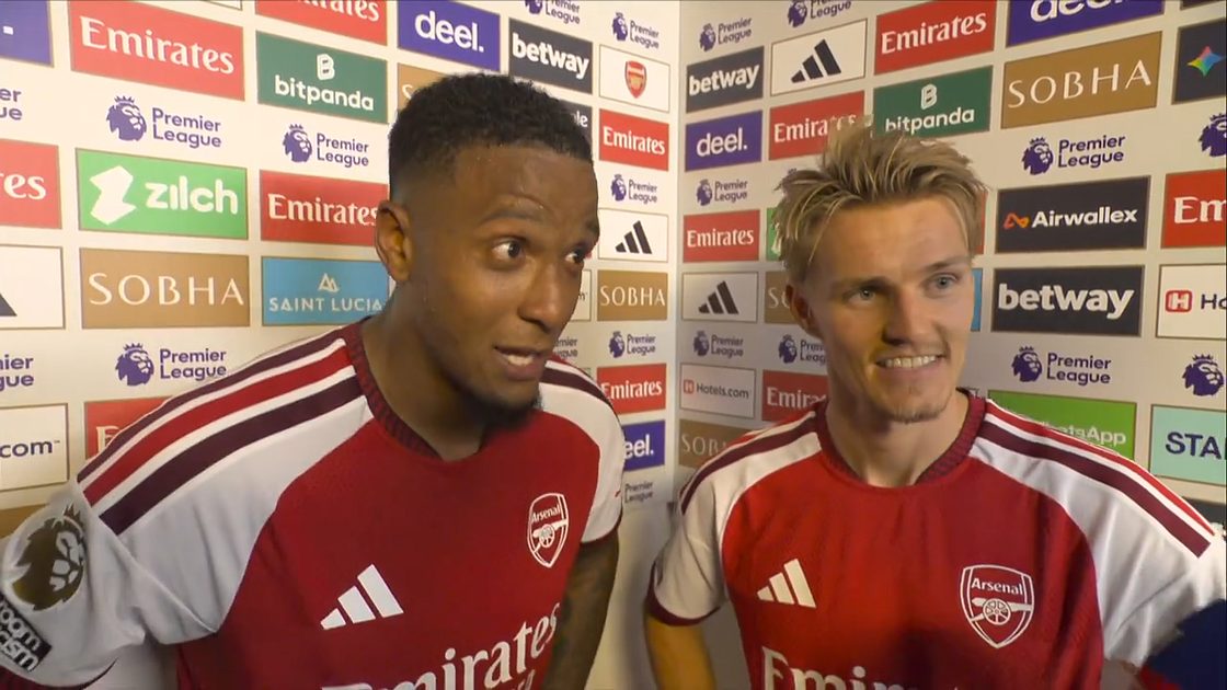 After the Whistle: Ezri Konsa & Martin Odegaard | Post Match Player Interview (Arsenal v Chelsea)