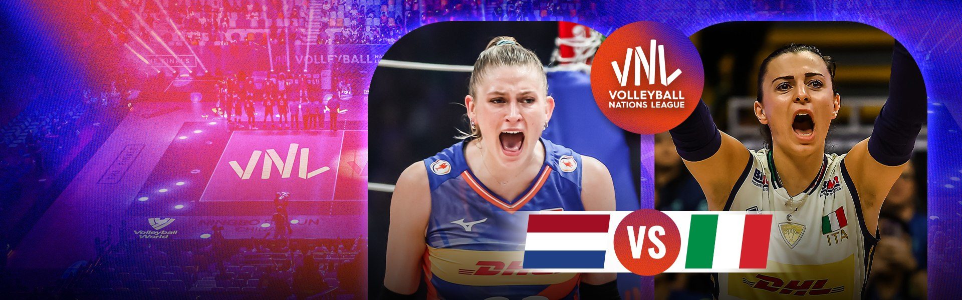 VNL Women | เนเธอร์แลนด์ vs อิตาลี (6 June 2026)