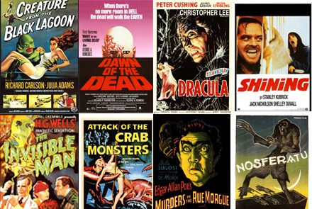 สุดคลาสสิค ! รวม 50 โปสเตอร์สยองขวัญแนวย้อนยุค