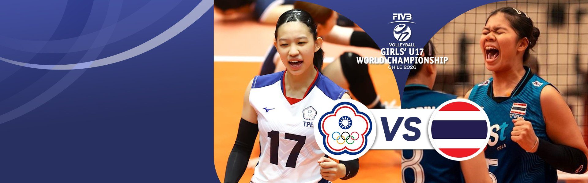 FIVB Volleyball Girls' U17 | ไชนีส ไทเป vs ไทย (15 Aug 2026)