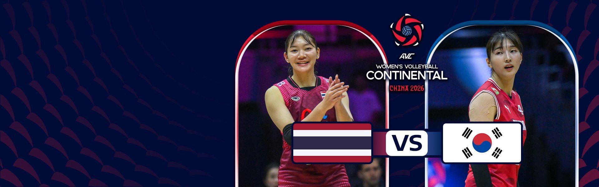 AVC Women's Continental Championship | ไทย vs เกาหลีใต้ (27 Aug 2026)