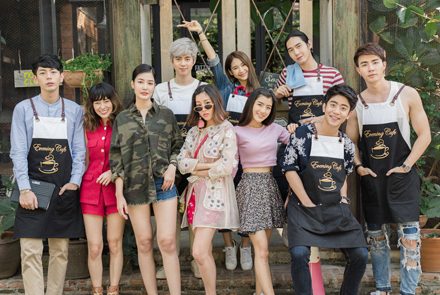 ภาพเบื้องหลังการถ่ายทำภาพยนตร์ 'Sugar Cafe เปิดตำรับรักนายหน้าหวาน'