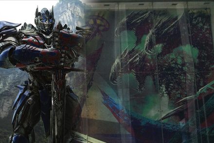 ศัตรูใหม่!? ป้ายโฆษณา Transformers 5 เผย Optimus Prime ปะทะ มังกรสามหัว