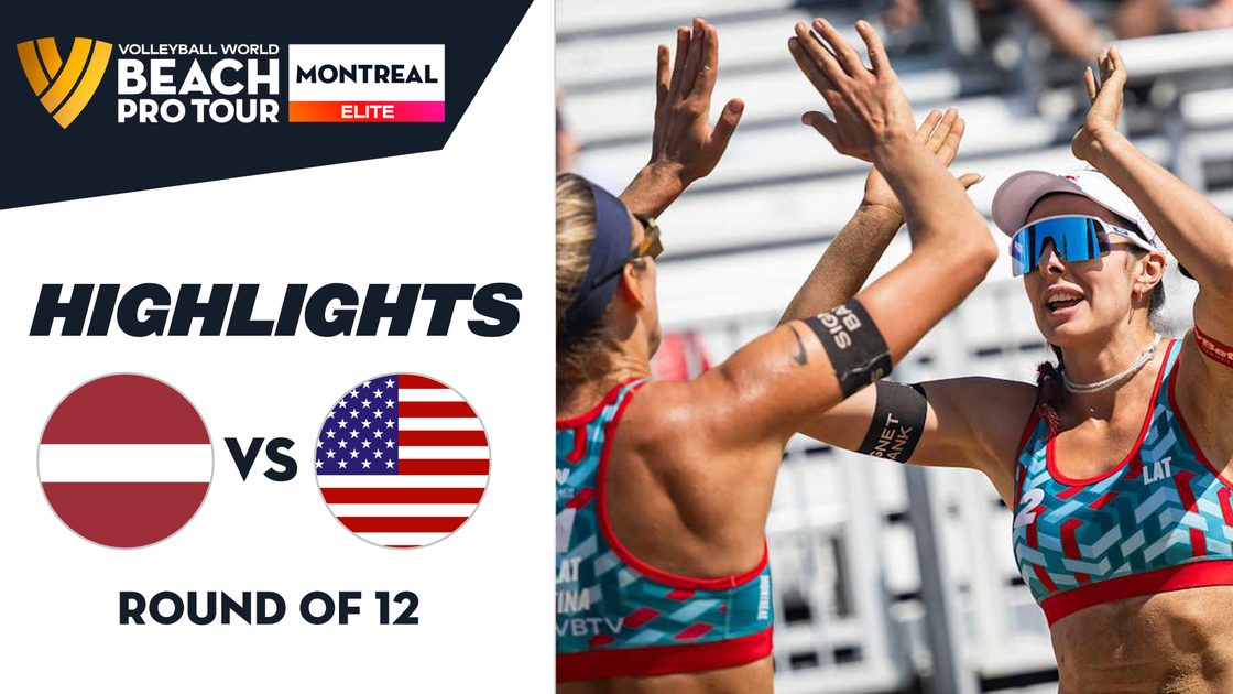 Tina/Anastasija (LAT) vs Quiggle/Loreen (USA) | Round of 12 | 23 Aug 2026 