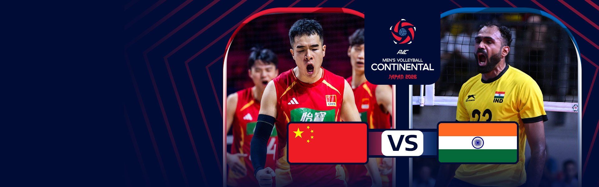 AVC Men's Continental Championship |จีน vs อินเดีย (5 Sep 2026)