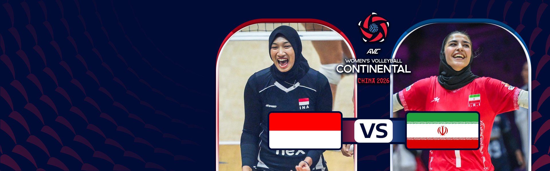 AVC Women's Continental Championship | อินโดนีเซีย vs อิหร่าน (28 Aug 2026)