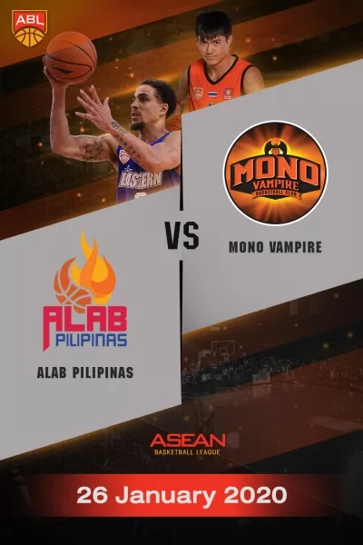 ABL 2019-2020 - อาลับ พิลิพินาส VS โมโน แวมไพร์ (26-01-20) ABL 2019-2020 - Alab Pilipinas VS Mono Vampire Basketball Club (26-01-20)