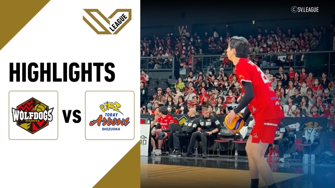 วูล์ฟด็อกส์ นาโกย่า vs โทเรย์ แอร์โรส์ ชิซูโอกะ