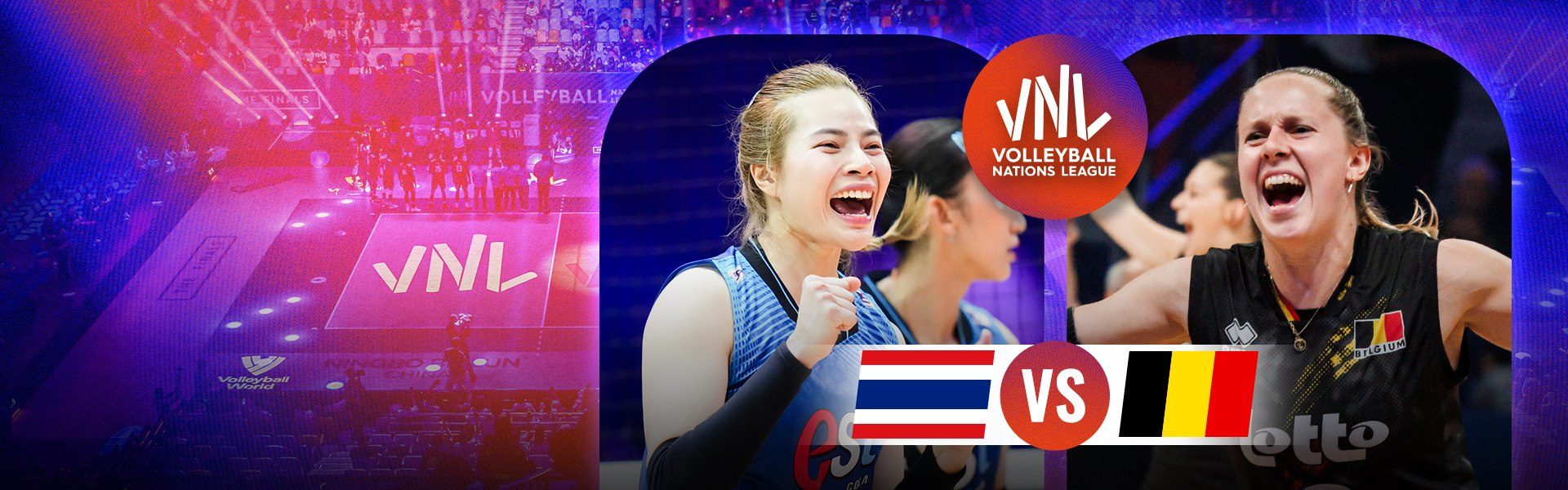 VNL Women | ไทย vs เบลเยียม (6 June 2026)