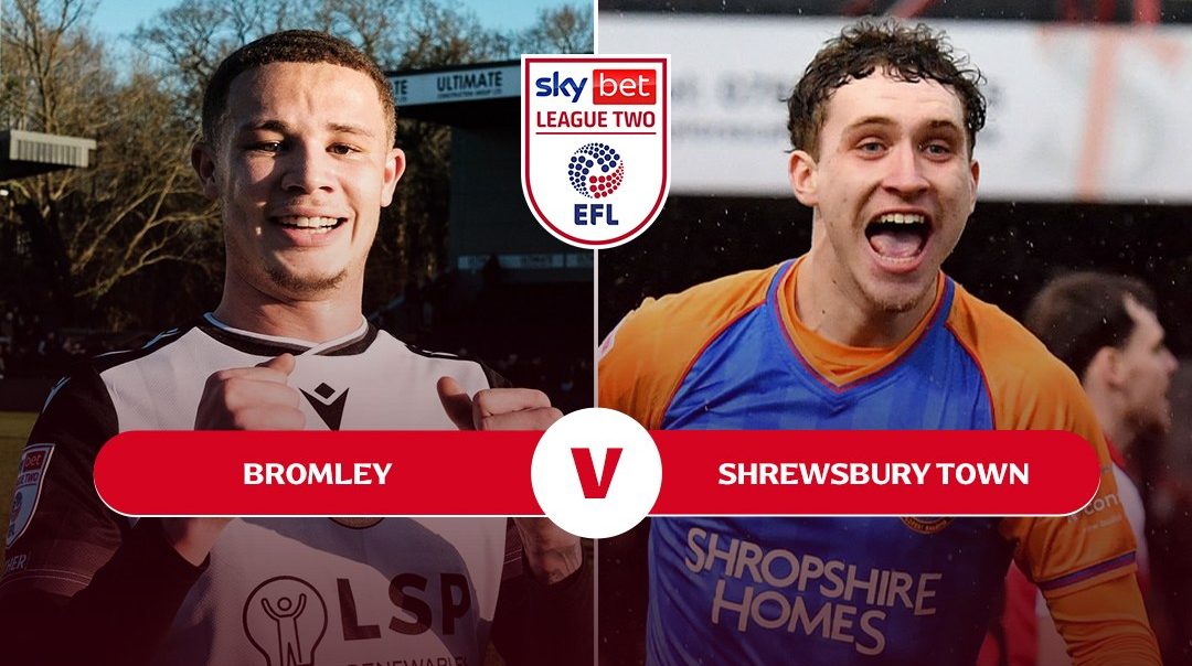 อีเอฟแอล ลีกทู | บรอมลีย์ v ชรูว์สบิวรี่ ทาวน์ (8 Apr 2026)