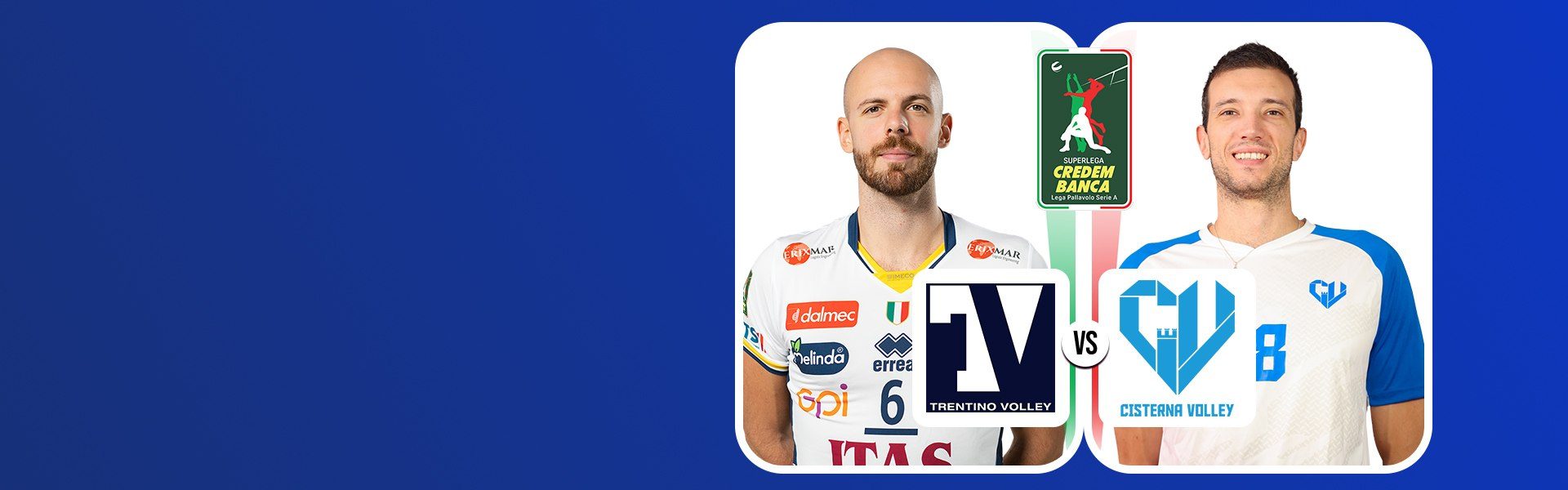 Italian Men’s League | อิตาส เทรนติโน vs ซิสเทอร์นา วอลเลย์ (25 Oct 2026)