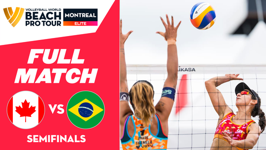 Melissa/Brandie (CAN) vs Thamela/Victoria (BRA) | Semifinals | 24 Aug 2026