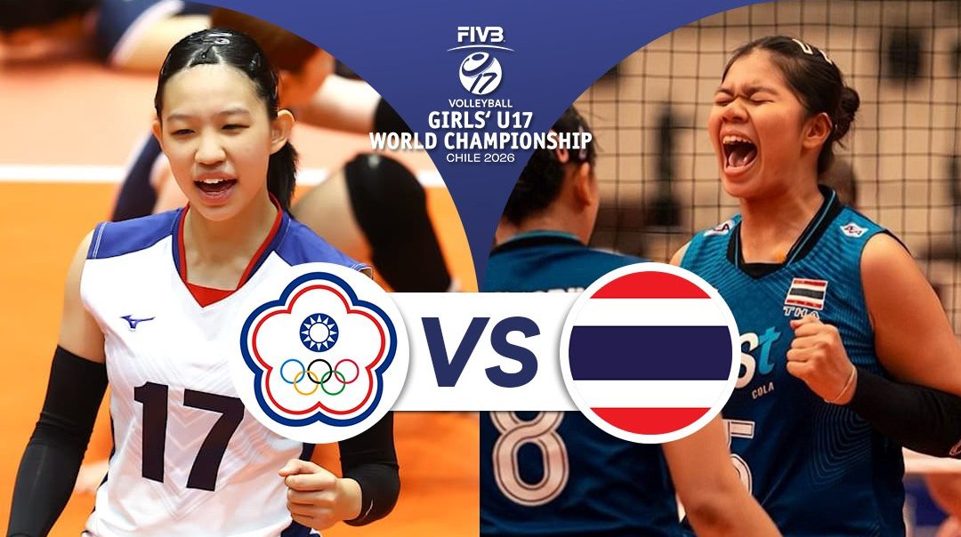 FIVB Volleyball Girls' U17 | ไชนีส ไทเป vs ไทย (15 Aug 2026)