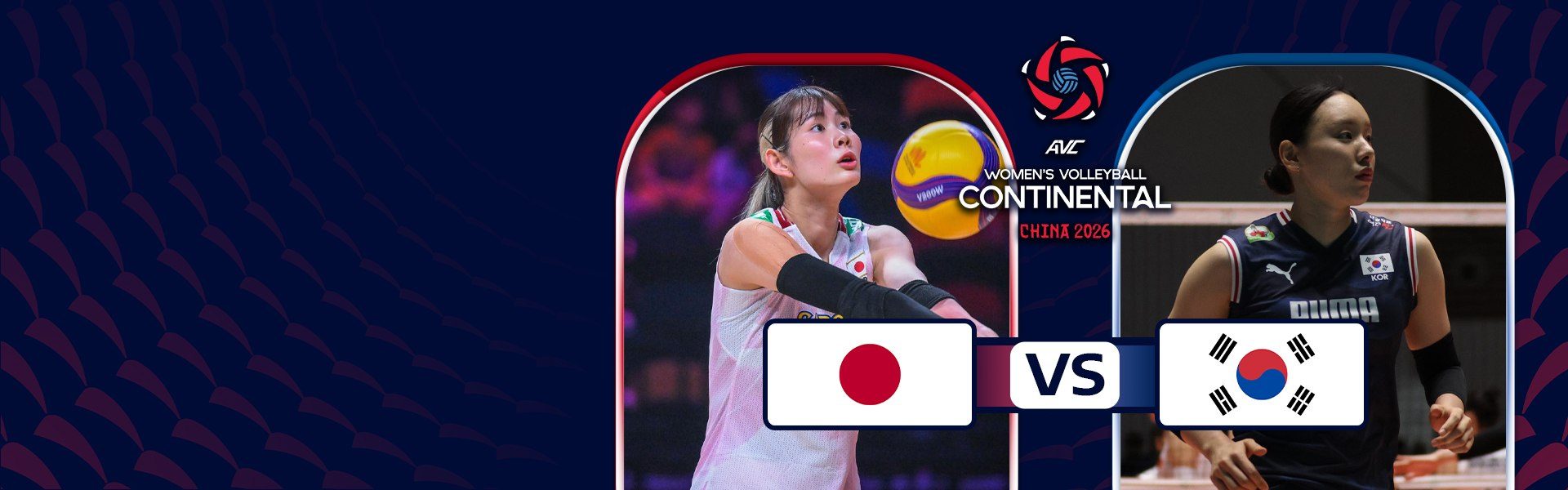 AVC Women's Continental Championship | ญี่ปุ่น vs เกาหลีใต้ (23 Aug 2026)