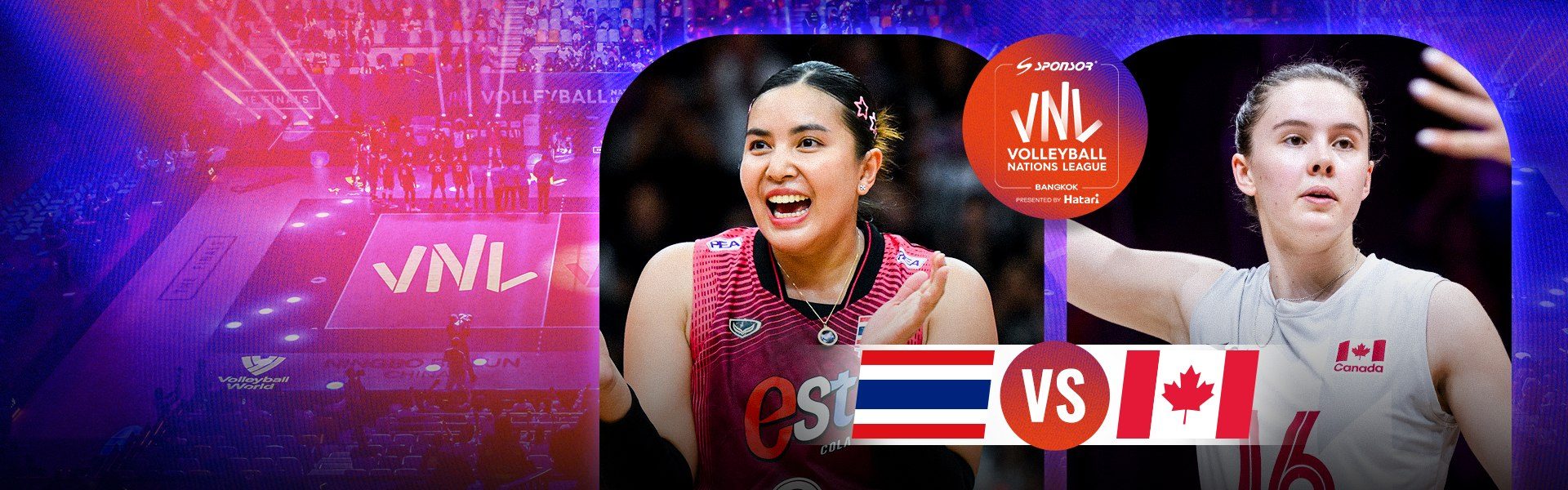 VNL Women | ไทย vs แคนาดา (20 June 2026)