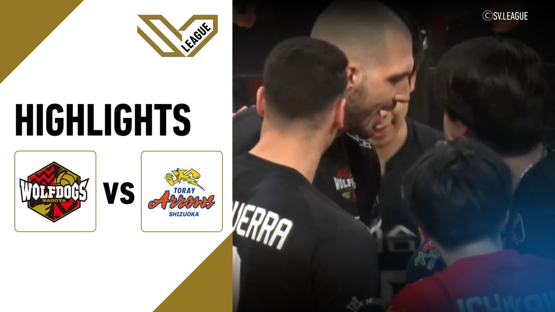 วูล์ฟด็อกส์ นาโกย่า vs โทเรย์ แอร์โรส์ ชิซูโอกะ