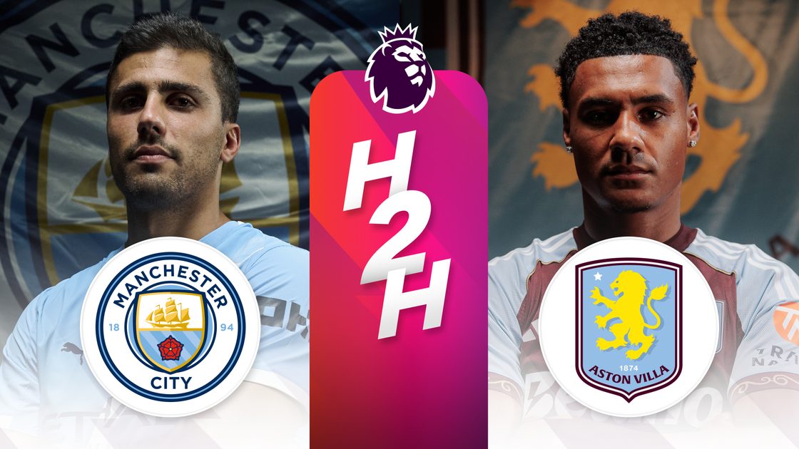 H2H |  แมนเชสเตอร์ ซิตี้ v แอสตัน วิลล่า