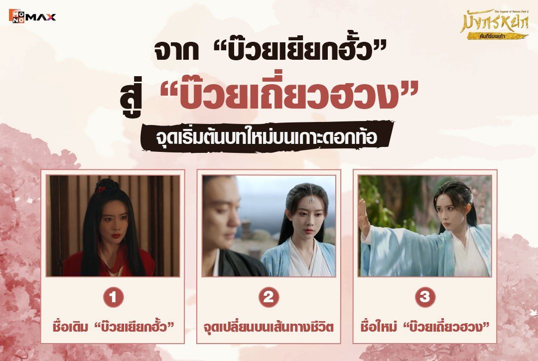 จาก "บ๊วยเยียกฮั้ว" สู่ "บ๊วยเถี่ยวฮวง" จุดเริ่มต้นบทใหม่บนเกาะดอกท้อ