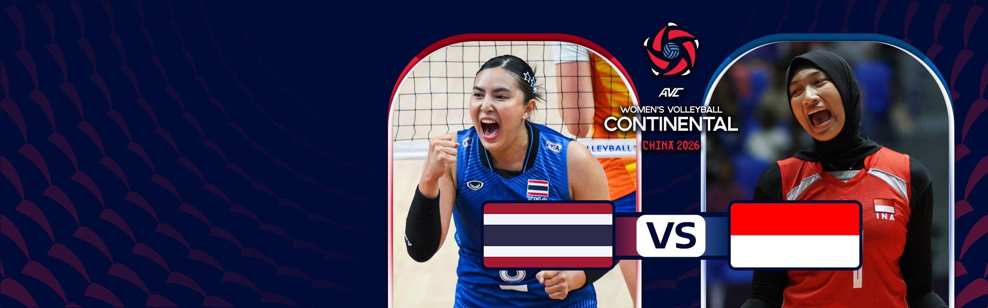AVC Women's Continental Championship | ไทย vs อินโดนีเซีย (24 Aug 2026)