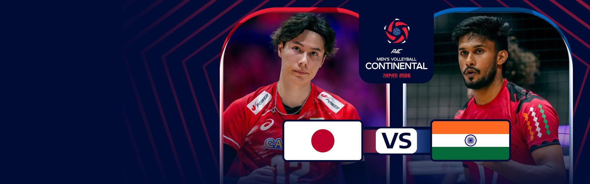 AVC Men's Continental Championship | ญี่ปุ่น vs อินเดีย (11 Sep 2026)