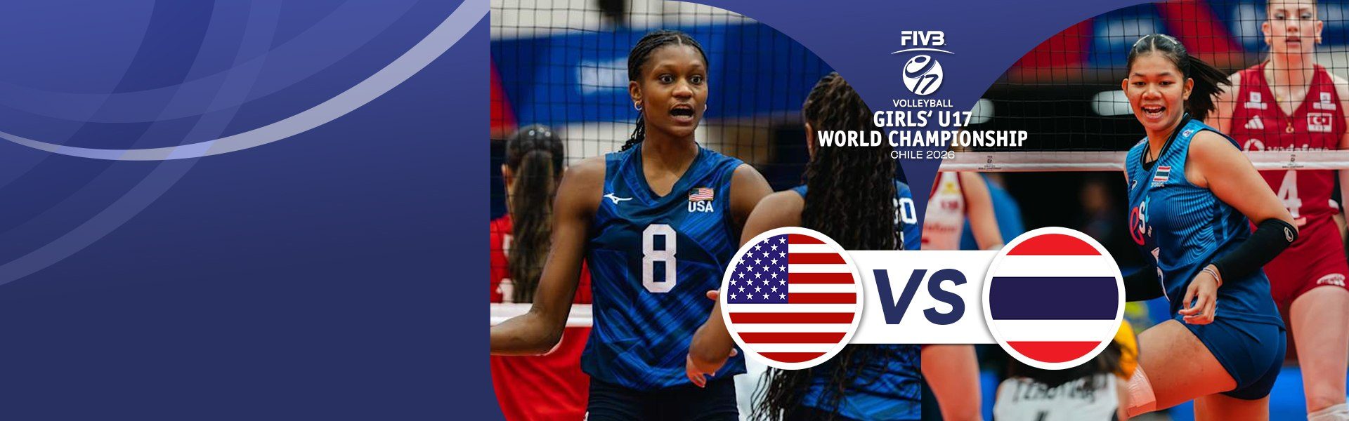 FIVB Volleyball Girls' U17 | สหรัฐอเมริกา vs ไทย (11 Aug 2026)