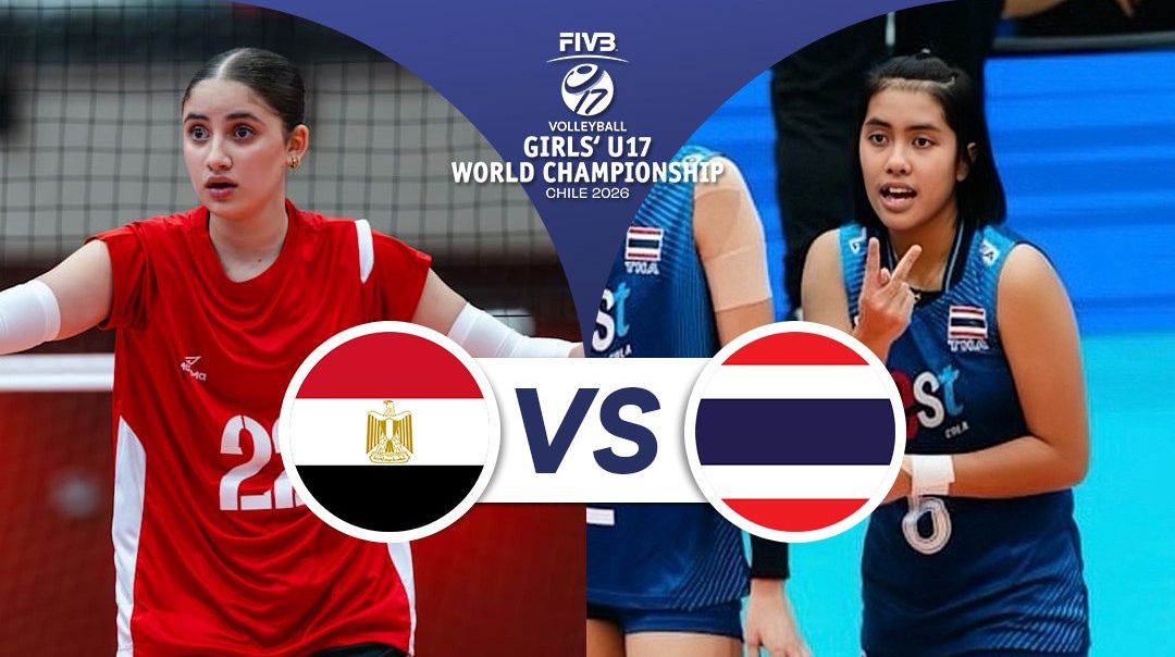 FIVB Volleyball Girls' U17 | อียิปต์ vs ไทย (12 Aug 2026)