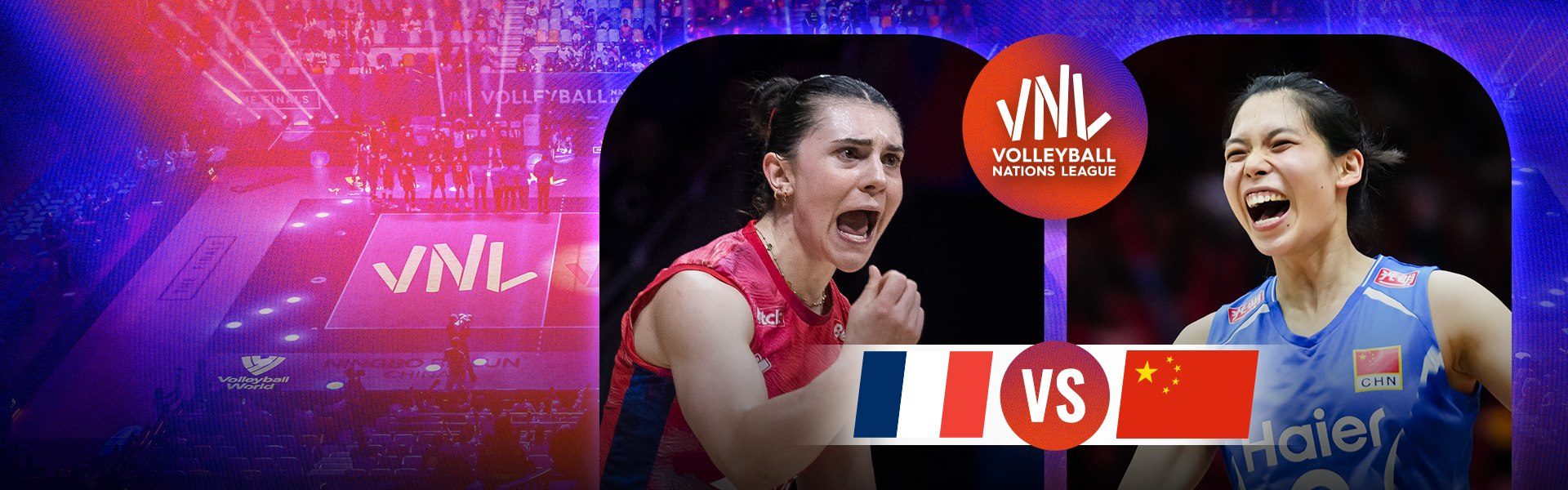 VNL Women | ฝรั่งเศส vs จีน (19 June 2026)
