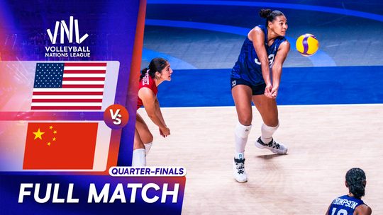 สหรัฐอเมริกา v จีน  | รอบก่อนรองชนะเลิศ | VNL 2026