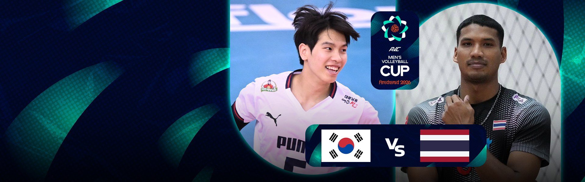 AVC Men’s Volleyball Cup|เกาหลีใต้ vs ไทย (20 June 2026)